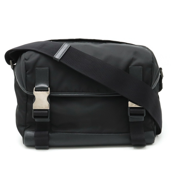Prada Shoulder Bag Nylon Black - Picture 1 of 9